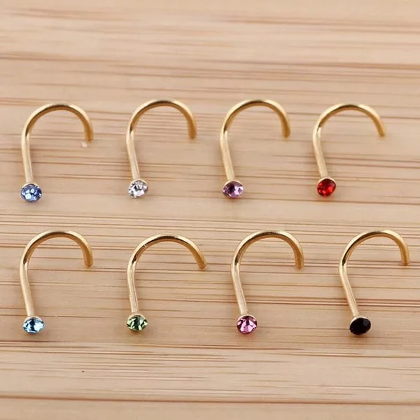 Detail Anting Hidung Emas Nomer 22