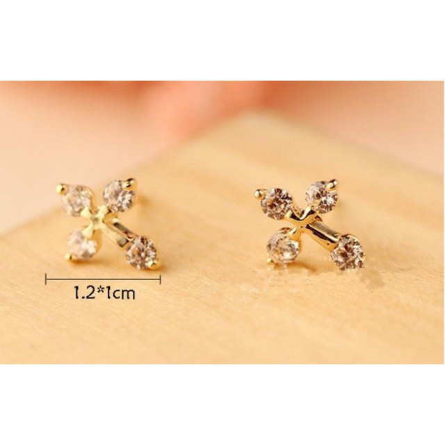 Detail Anting Salib Emas Nomer 46
