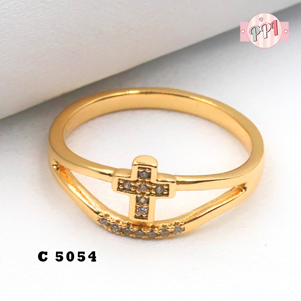 Detail Anting Salib Emas Nomer 53