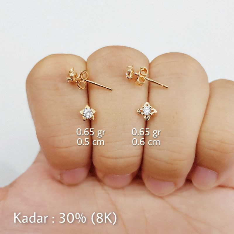 Detail Anting Tindik Emas Nomer 21