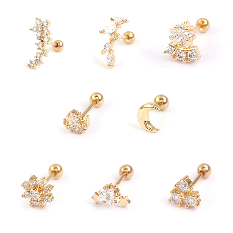 Detail Anting Tindik Emas Nomer 25