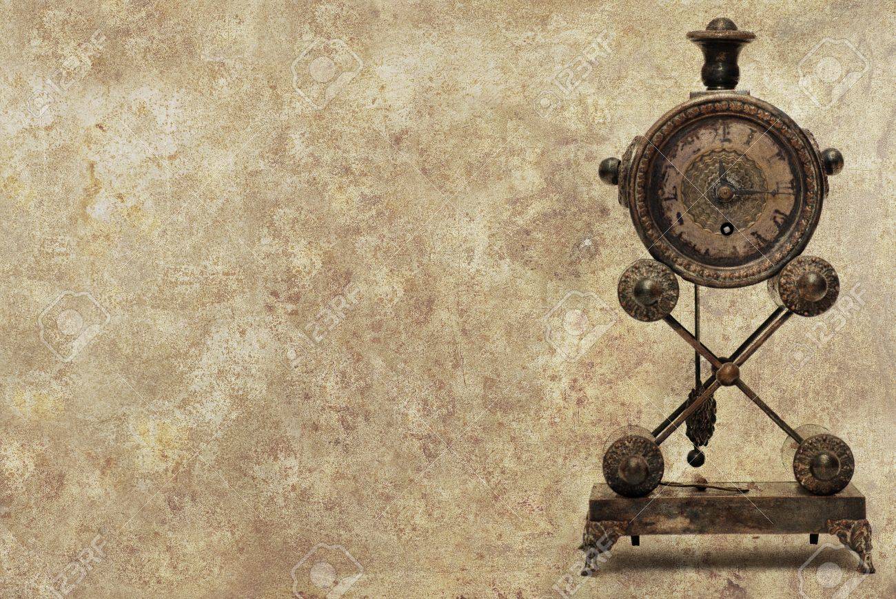 Detail Antique Clock Wallpaper Nomer 32