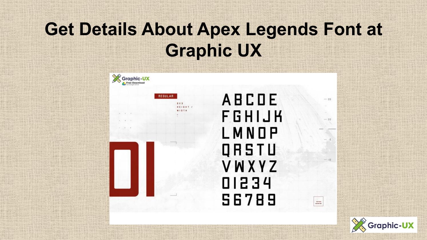 Detail Apex Legends Font Nomer 42