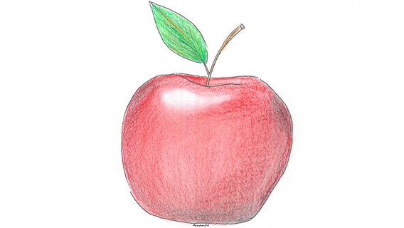 Detail Apfel Gemalt Nomer 10