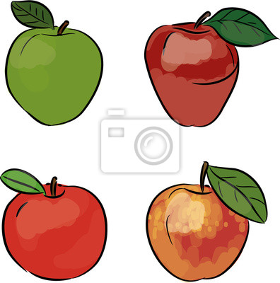 Apfel Gemalt - KibrisPDR