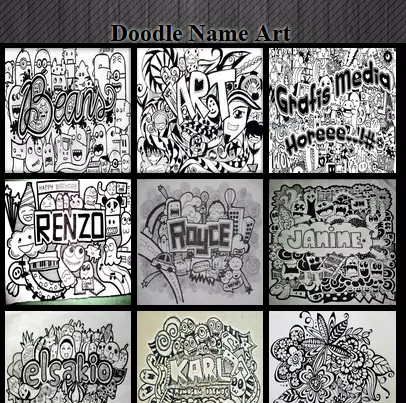 Detail Aplikasi Doodle Art Name Maker Nomer 7