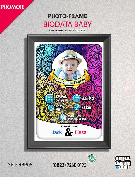 Detail Aplikasi Frame Biodata Bayi Nomer 55