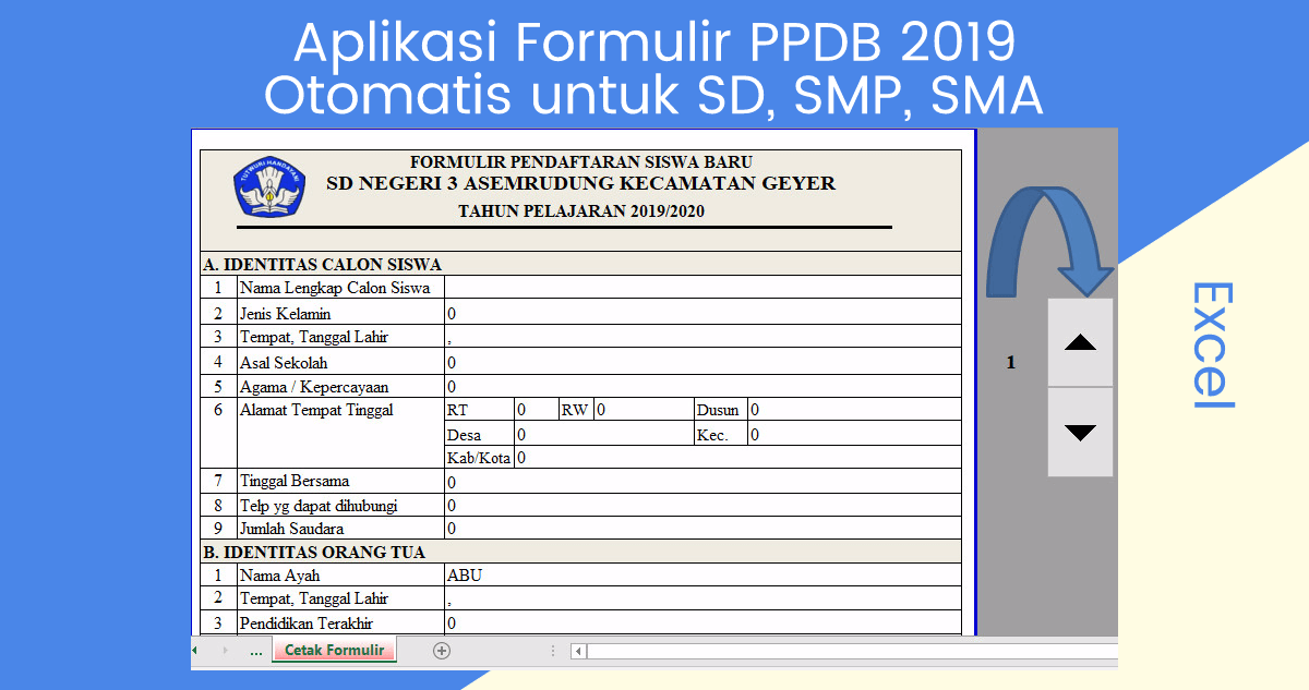 Detail Aplikasi Ppdb Excel 2019 Nomer 14