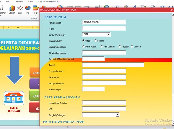 Detail Aplikasi Ppdb Excel 2019 Nomer 18