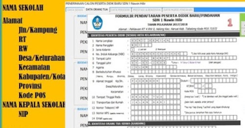 Detail Aplikasi Ppdb Excel 2019 Nomer 19
