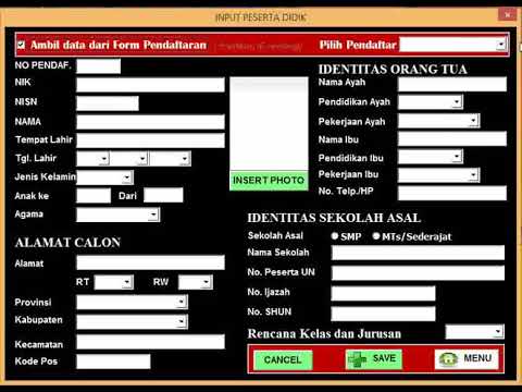 Detail Aplikasi Ppdb Excel 2019 Nomer 23