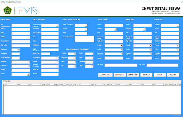 Detail Aplikasi Ppdb Excel Gratis Nomer 25