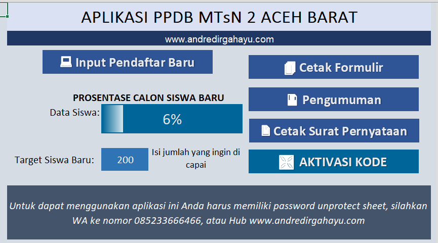 Detail Aplikasi Ppdb Excel Gratis Nomer 29