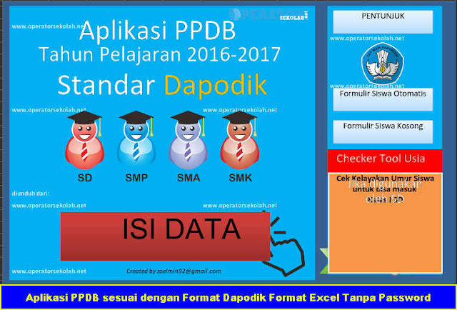 Detail Aplikasi Ppdb Excel Gratis Nomer 31