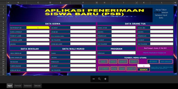 Detail Aplikasi Ppdb Excel Gratis Nomer 6