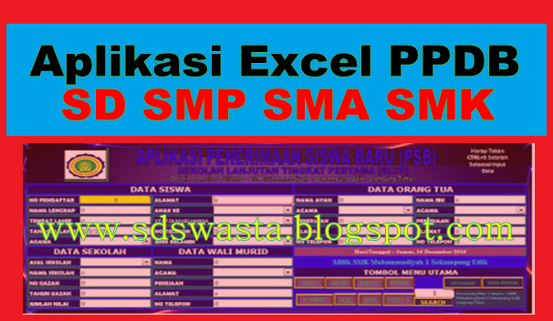 Detail Aplikasi Ppdb Excel Gratis Nomer 9