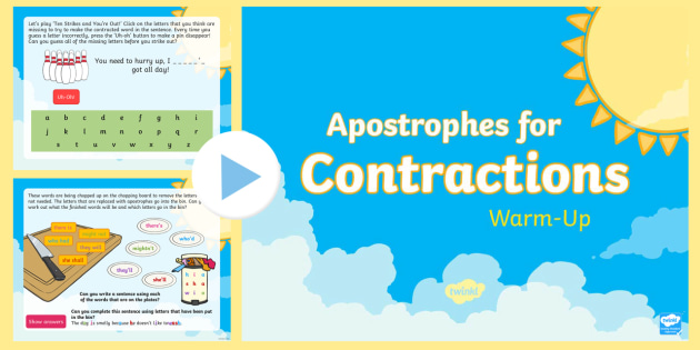 Detail Apostrophe Powerpoint Nomer 16