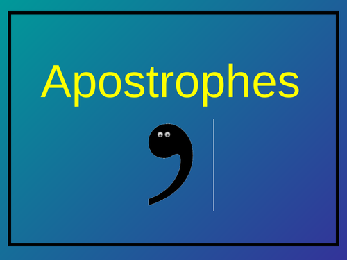 Detail Apostrophe Powerpoint Nomer 20