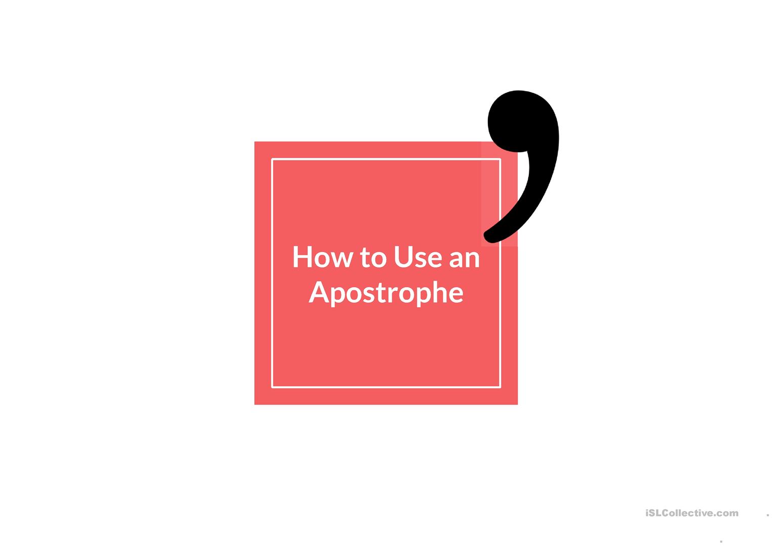 Detail Apostrophe Powerpoint Nomer 23