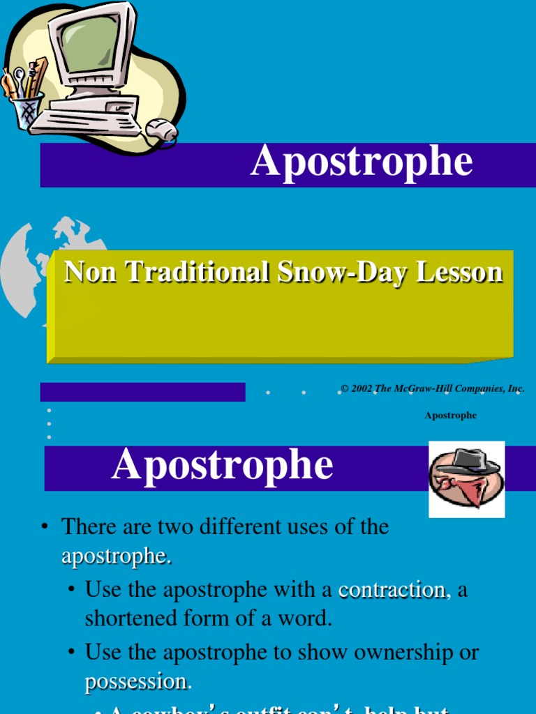 Detail Apostrophe Powerpoint Nomer 41