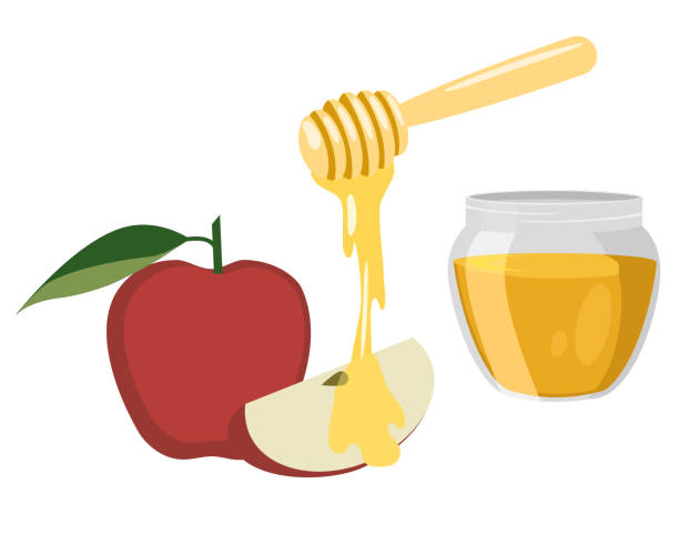 Apple And Honey Clipart - KibrisPDR