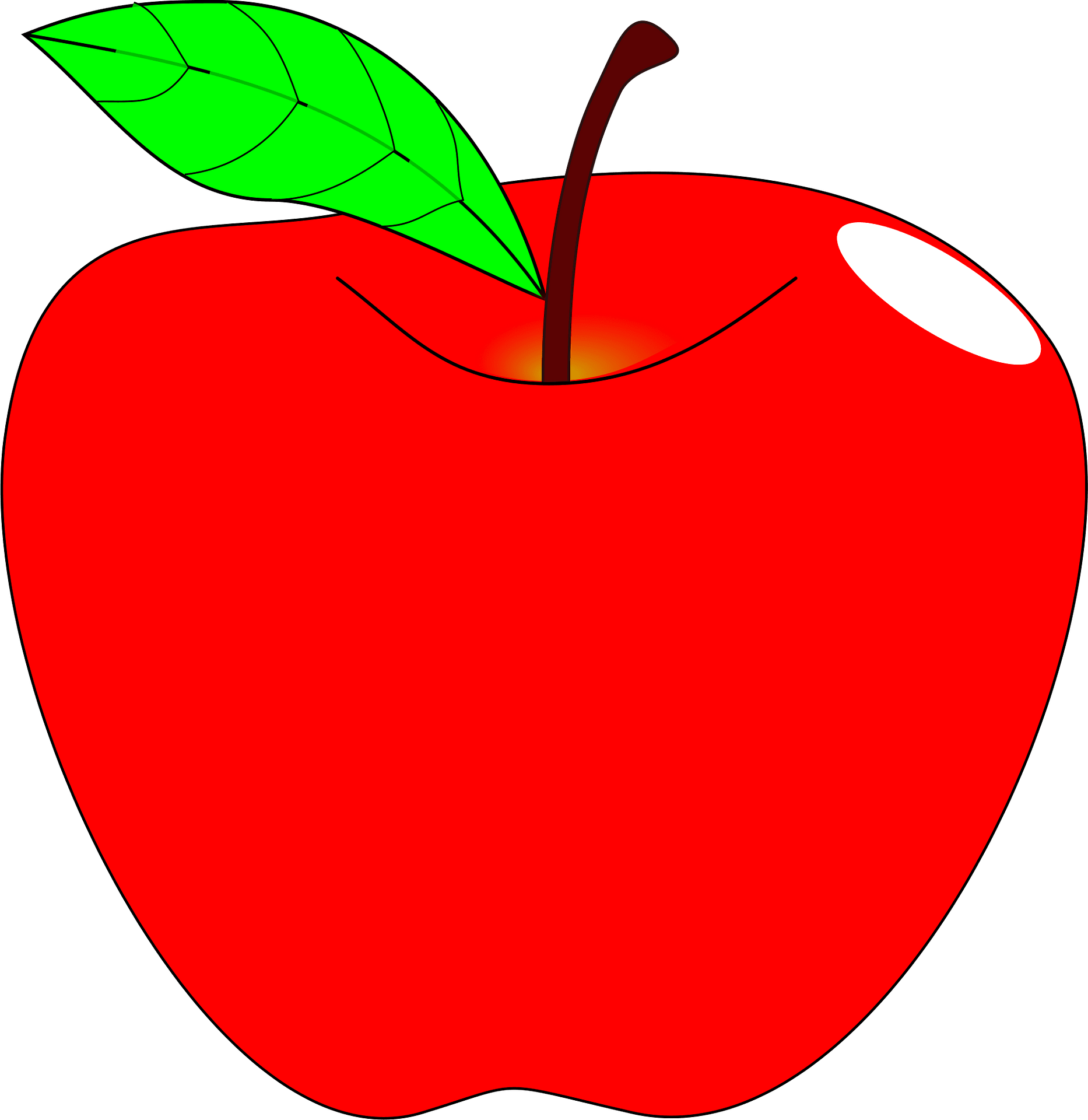 Detail Apple Clip Art Png Nomer 9