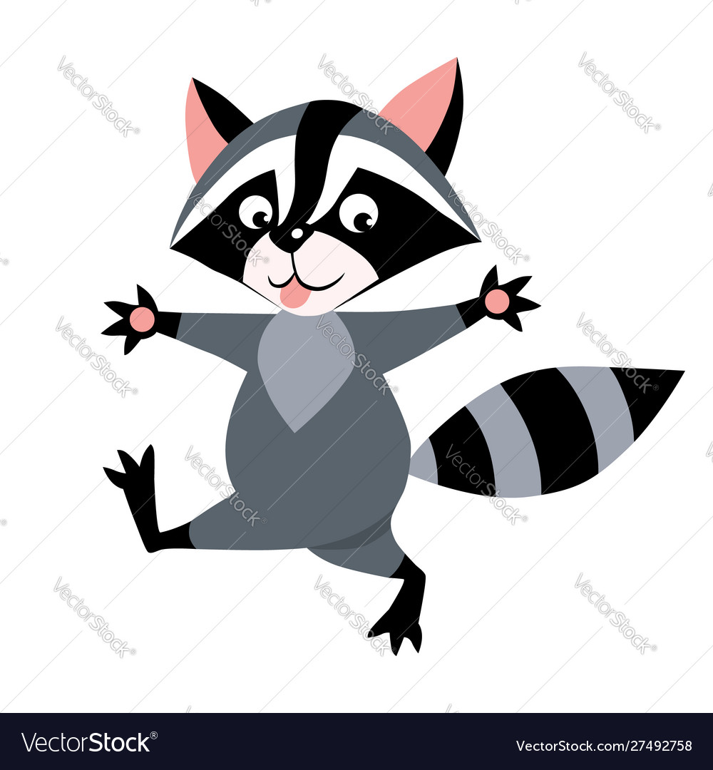 Detail Cartoon Raccoon Nomer 6