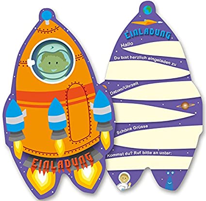 Einladung Astronauten Geburtstag - KibrisPDR
