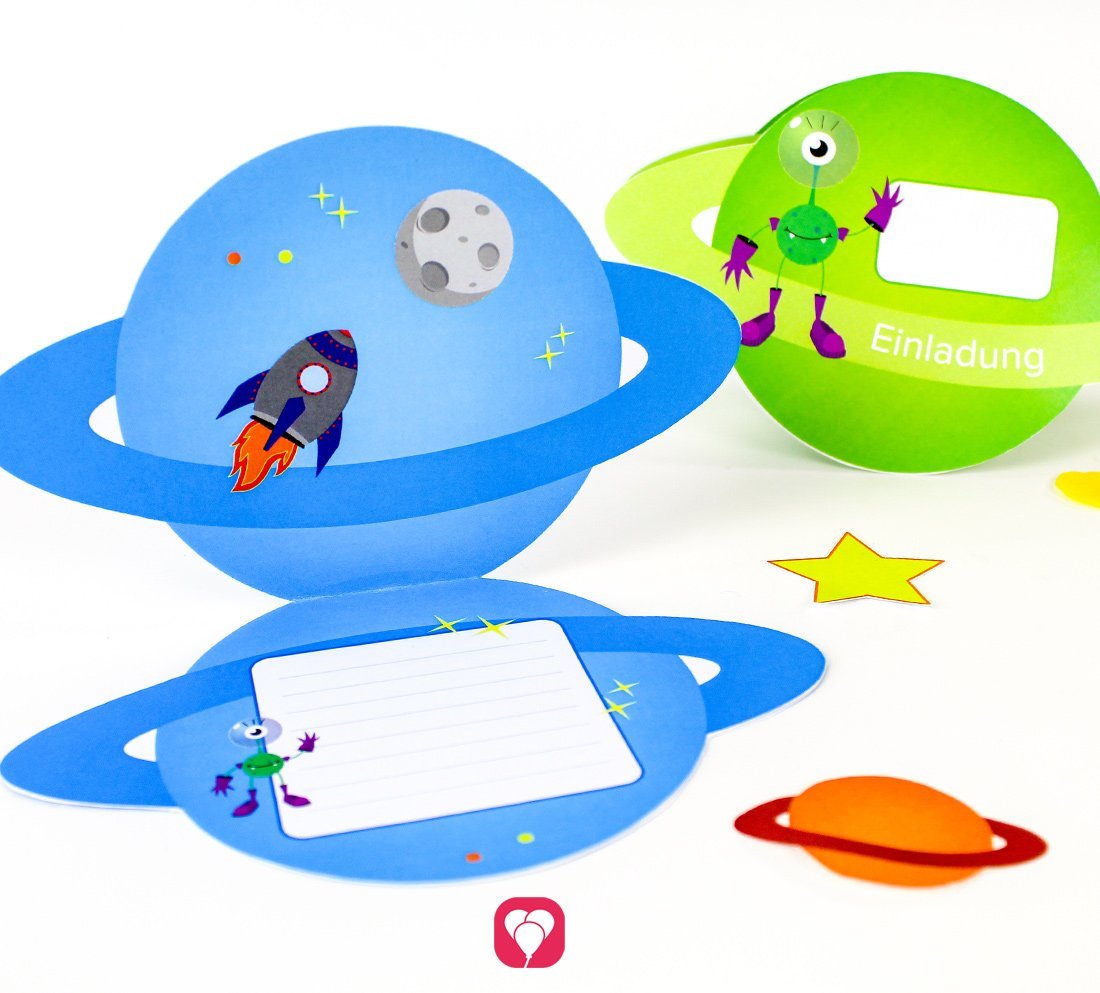 Detail Einladung Astronauten Geburtstag Nomer 2