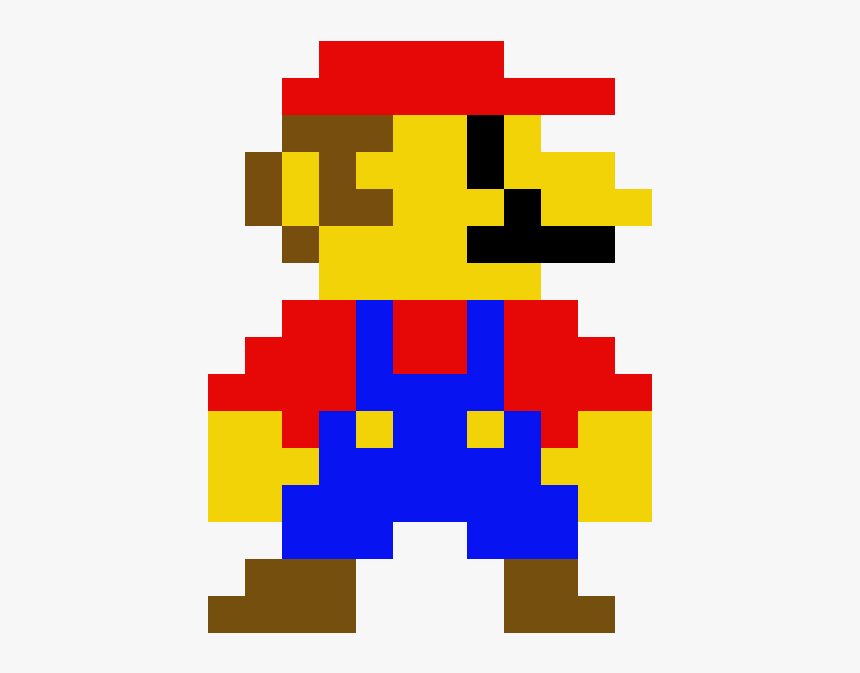 Detail Pixel Art Mario Nomer 12