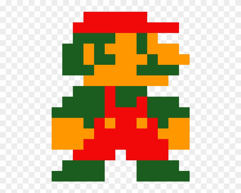 Detail Pixel Art Mario Nomer 16