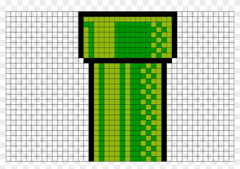 Detail Pixel Art Mario Nomer 19