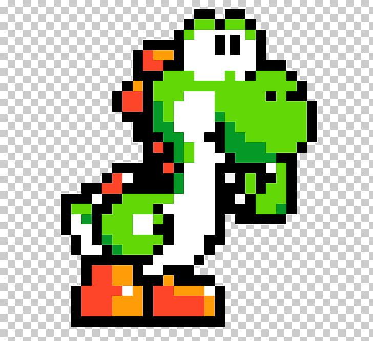 Detail Pixel Art Mario Nomer 24