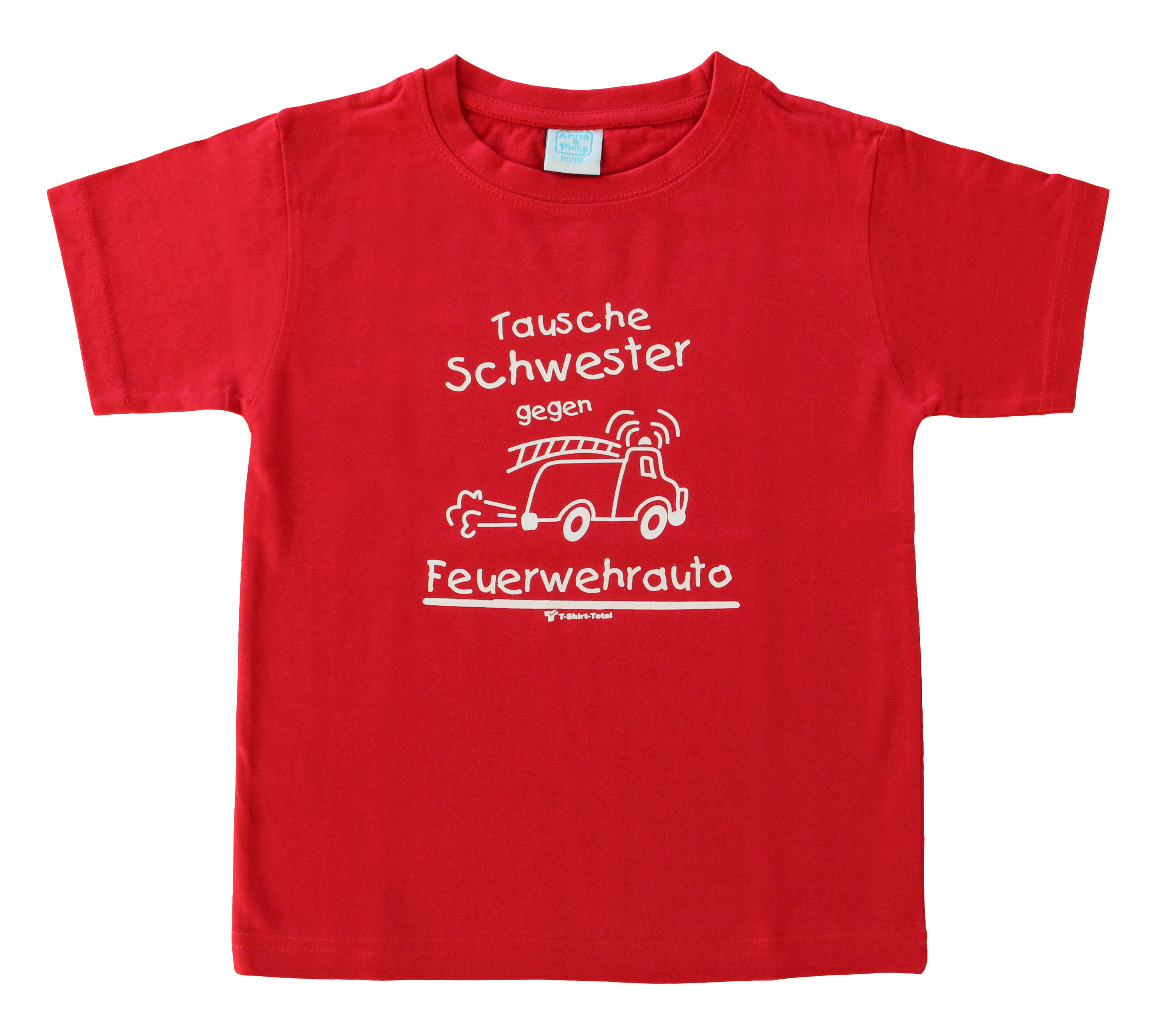 Detail T Shirt Feuerwehrauto Nomer 9