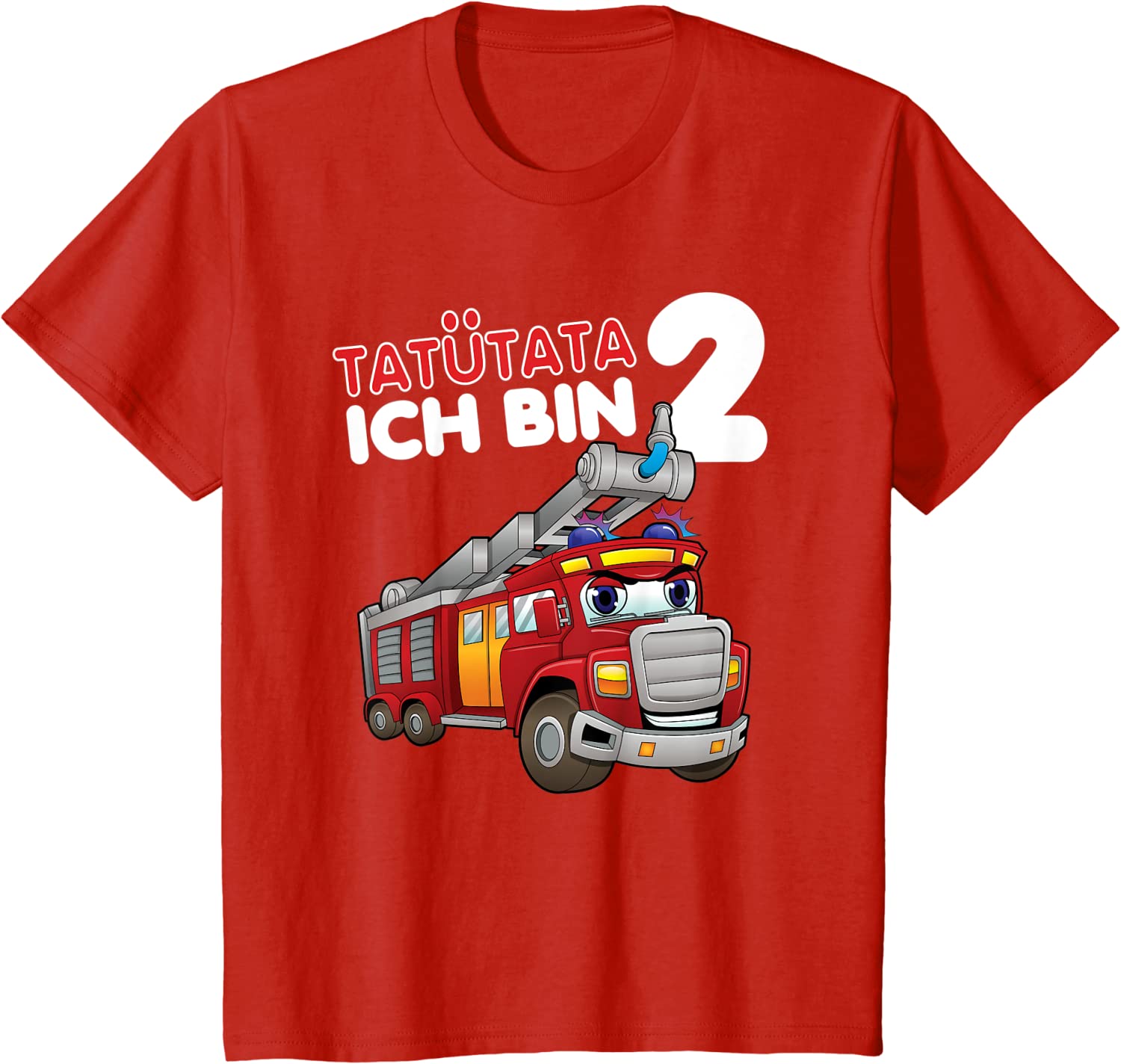 Detail T Shirt Feuerwehrauto Nomer 11