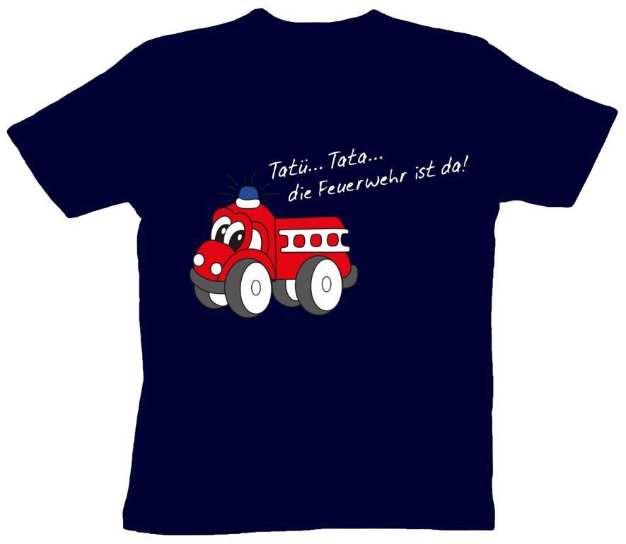 Detail T Shirt Feuerwehrauto Nomer 3