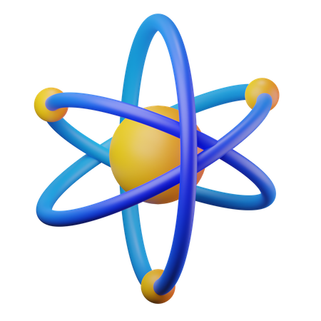 Detail Atom Symbol 3d Nomer 7