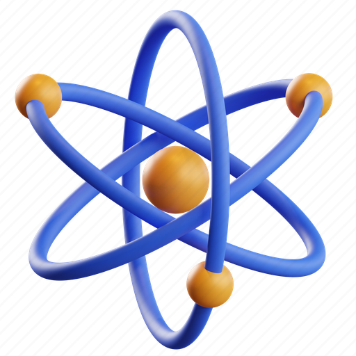 Detail Atom Symbol 3d Nomer 8