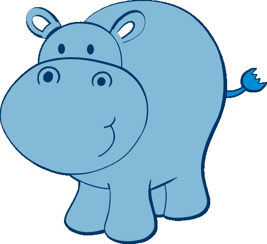 Download Baby Hippo Drawing Nomer 9