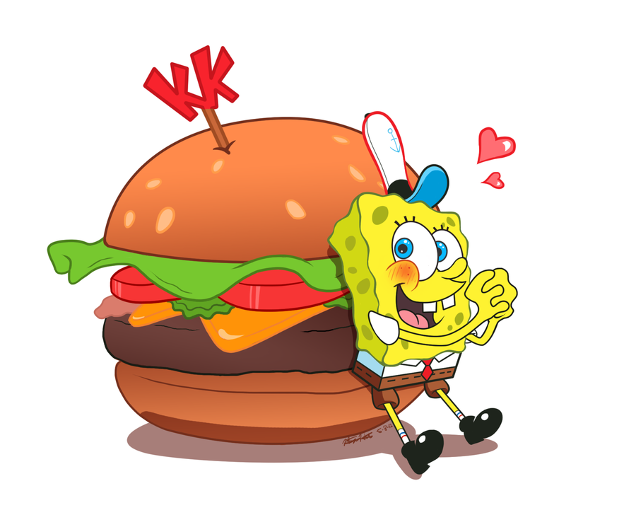 Detail Colorful Burgers Spongebob Nomer 2