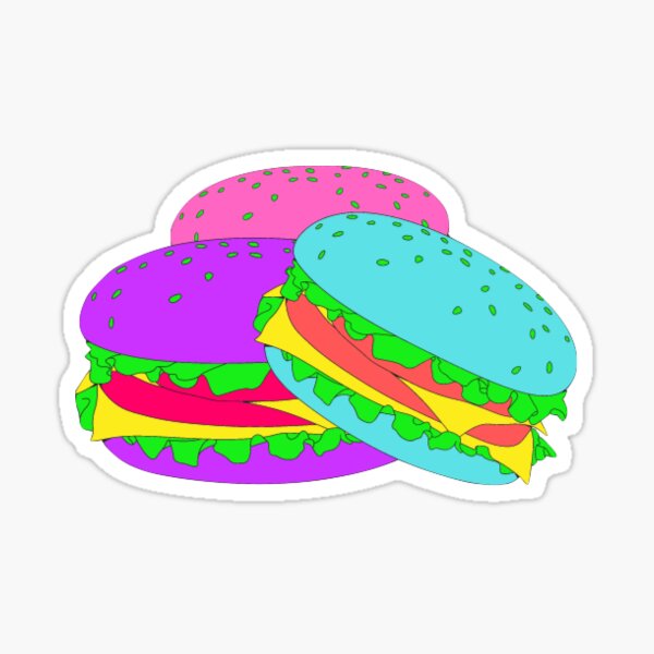 Detail Colorful Burgers Spongebob Nomer 4