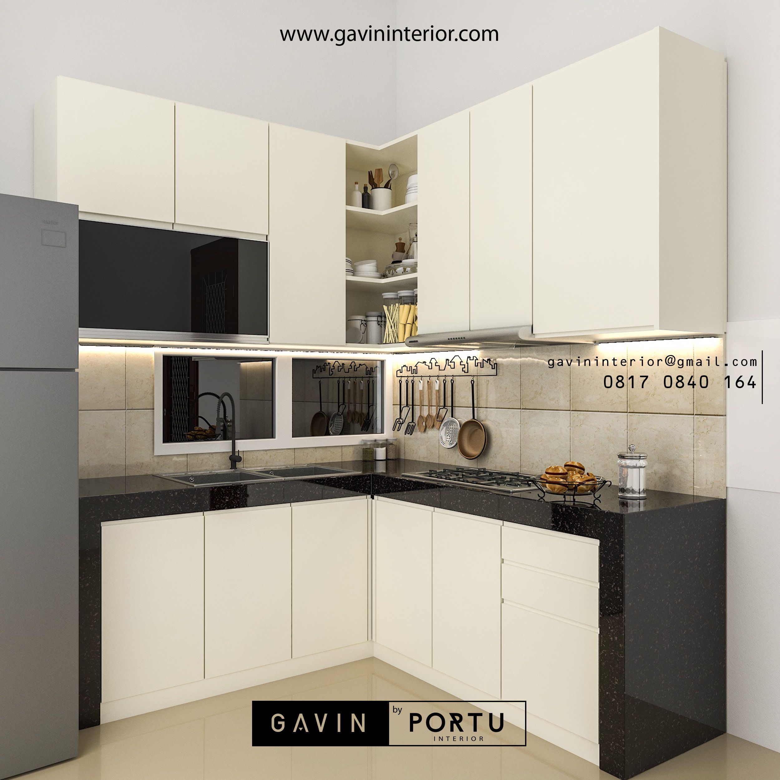 Detail Desain Dapur Minimalis Bentuk Lurus Nomer 21