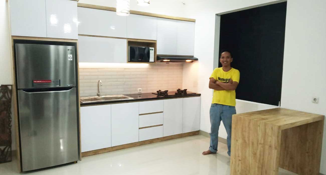 Detail Desain Dapur Minimalis Bentuk Lurus Nomer 4