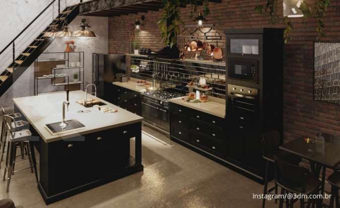 Detail Desain Dapur Terbuka Minimalis Nomer 50