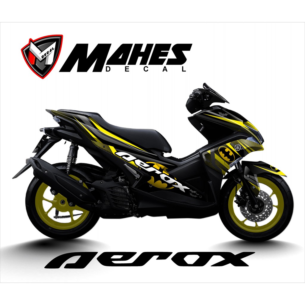 Detail Desain Decal Aerox Nomer 2