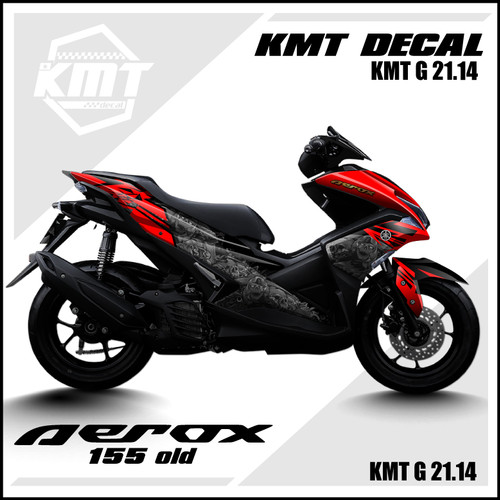 Detail Desain Decal Aerox Nomer 12