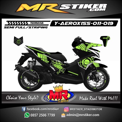 Detail Desain Decal Aerox Nomer 19