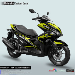 Detail Desain Decal Aerox Nomer 28