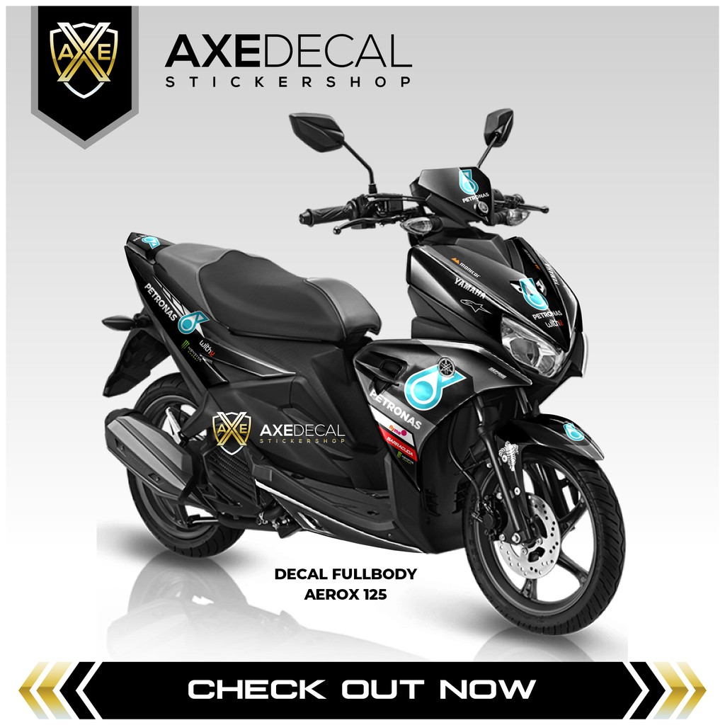 Detail Desain Decal Aerox Nomer 47