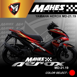 Detail Desain Decal Aerox Nomer 6